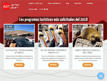 Tablet Screenshot of peruviajesyturismo.com